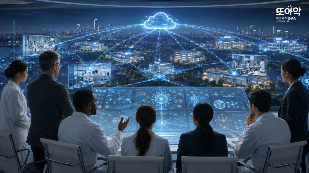 2030년 생명과학 산업의 AI 클라우드 인프라와 글로벌 데이터 네트워크 전망 이미지